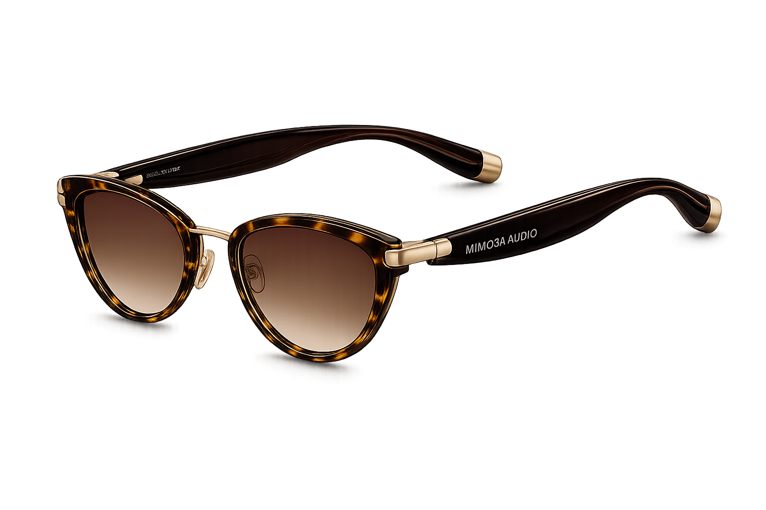SmartXY Audio 01 — camera-free, display-free AI audio eyewear with air-conduction speaker temples and user-replaceable battery