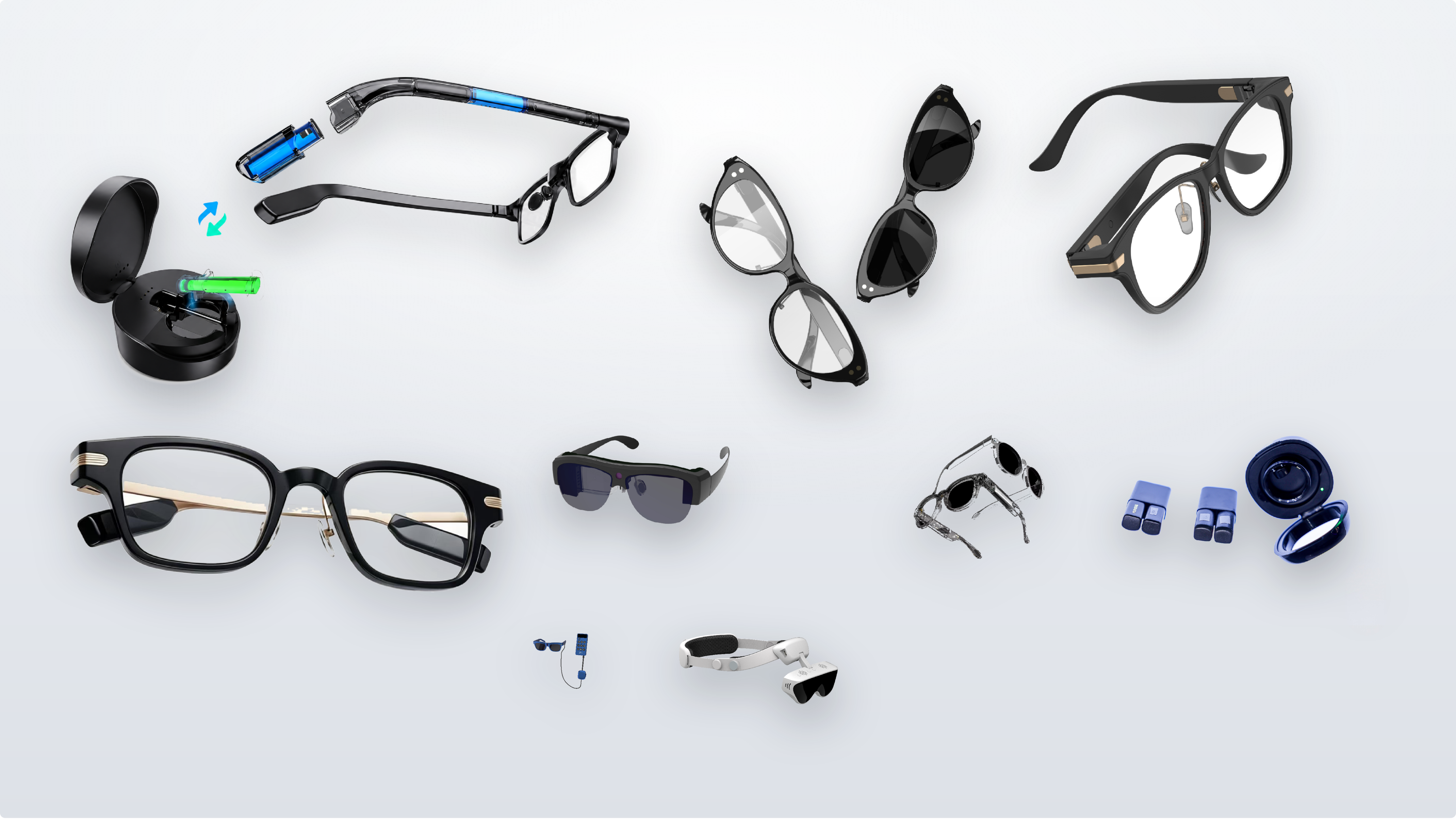 SmartXY AI smart glasses product family portfolio