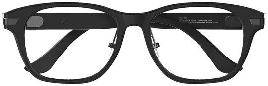 AR99 square frame in the Deep Black reference colour